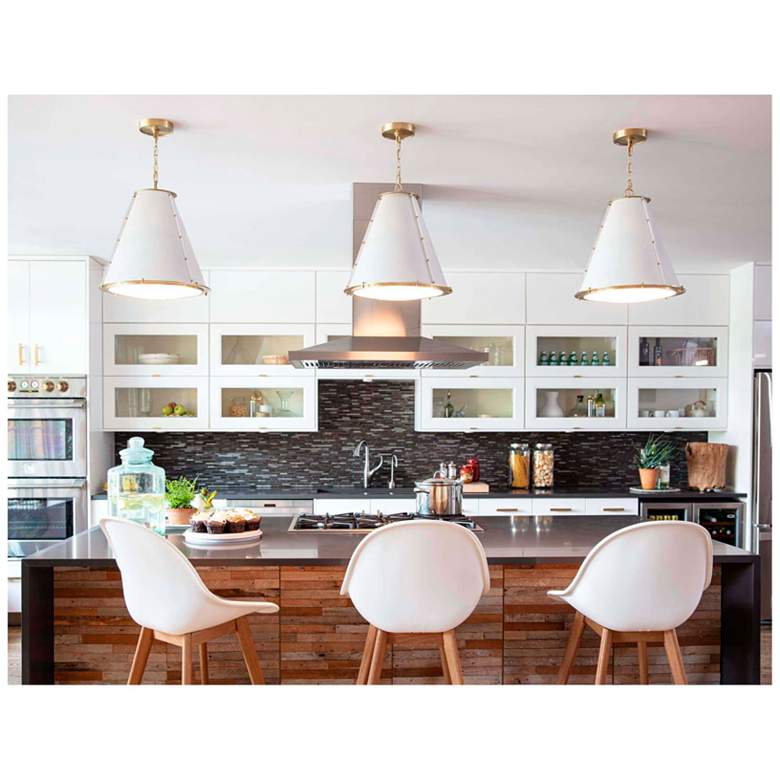 Image 2 Regina Andrew Design Sail 35" Wide White 4-Light Chandelier more views