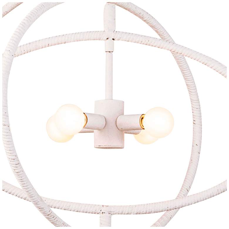 Image 4 Regina Andrew Design Sail 35" Wide White 4-Light Chandelier more views