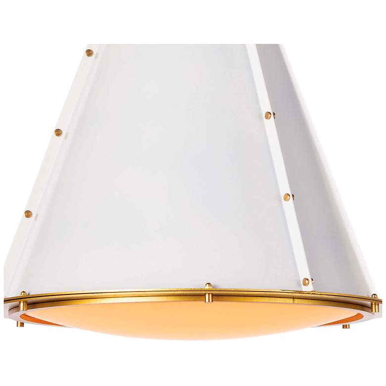 Image 7 Regina Andrew Design Sail 35" Wide White 4-Light Chandelier more views