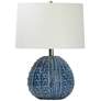 2_Regina Andrew Design Sanibel 21" High Blue Ceramic Table Lamp