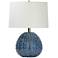 Regina Andrew Design Sanibel 21" High Blue Ceramic Table Lamp