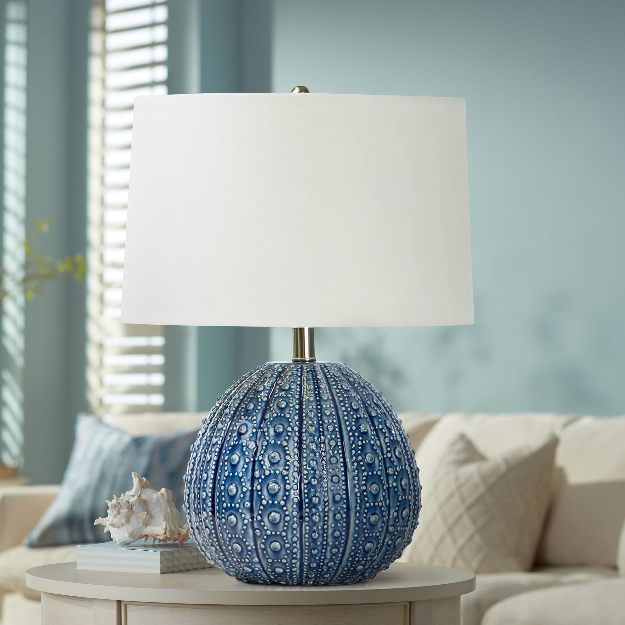 Lamps plus deals blue table lamps