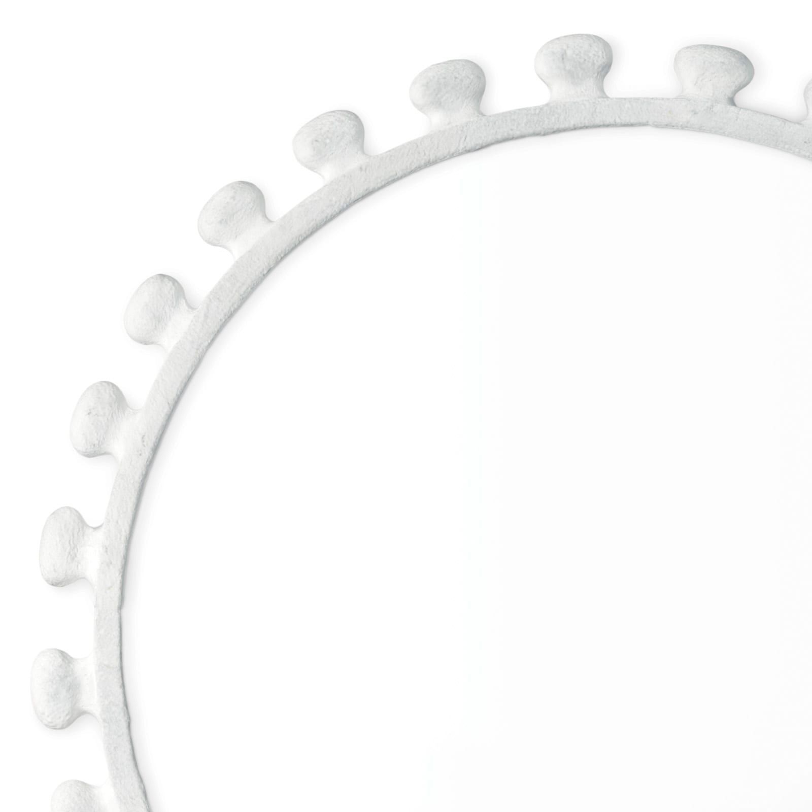 Image 3 Regina Andrew Design Sanya Matte White 32" Round Wall Mirror more views
