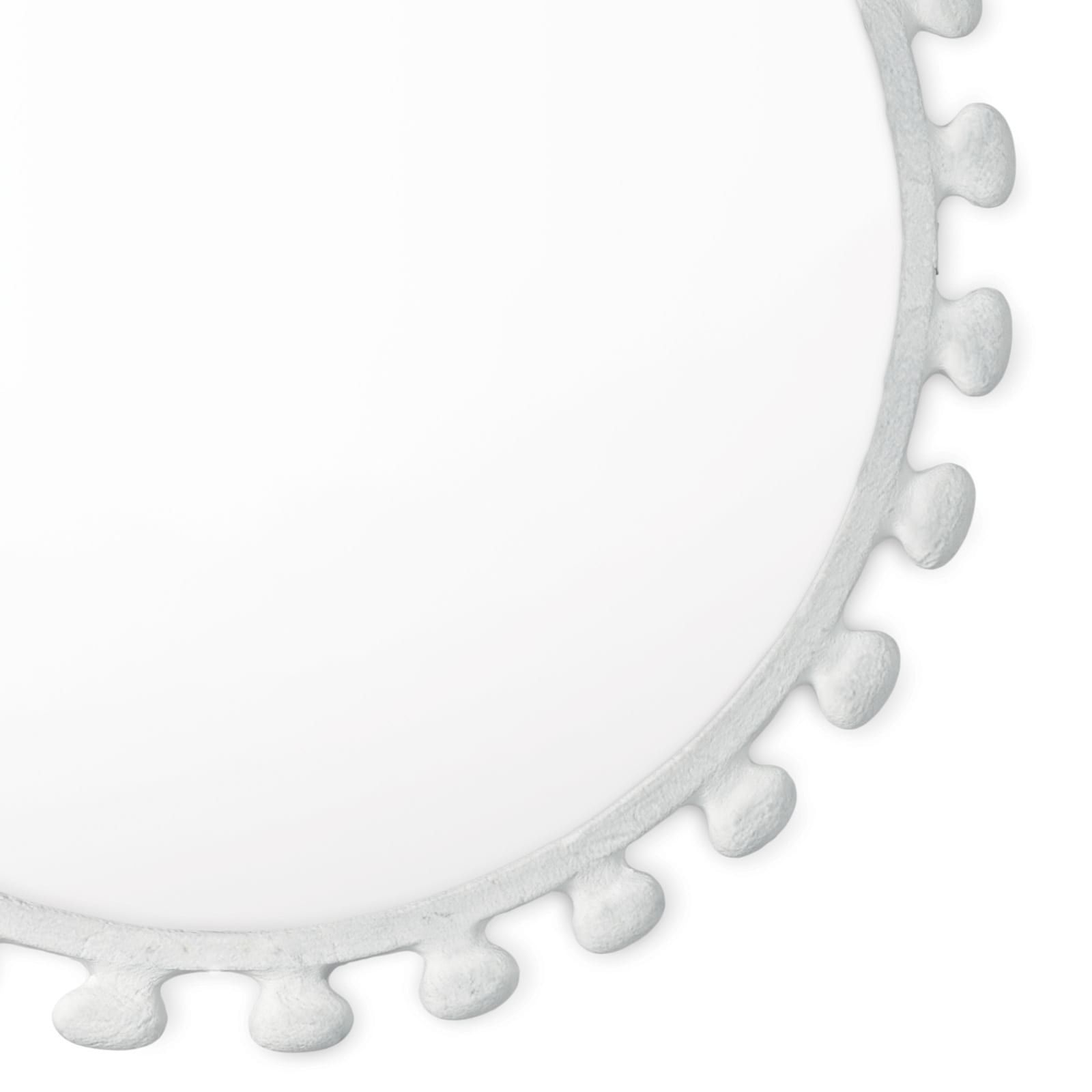 Image 4 Regina Andrew Design Sanya Matte White 32" Round Wall Mirror more views