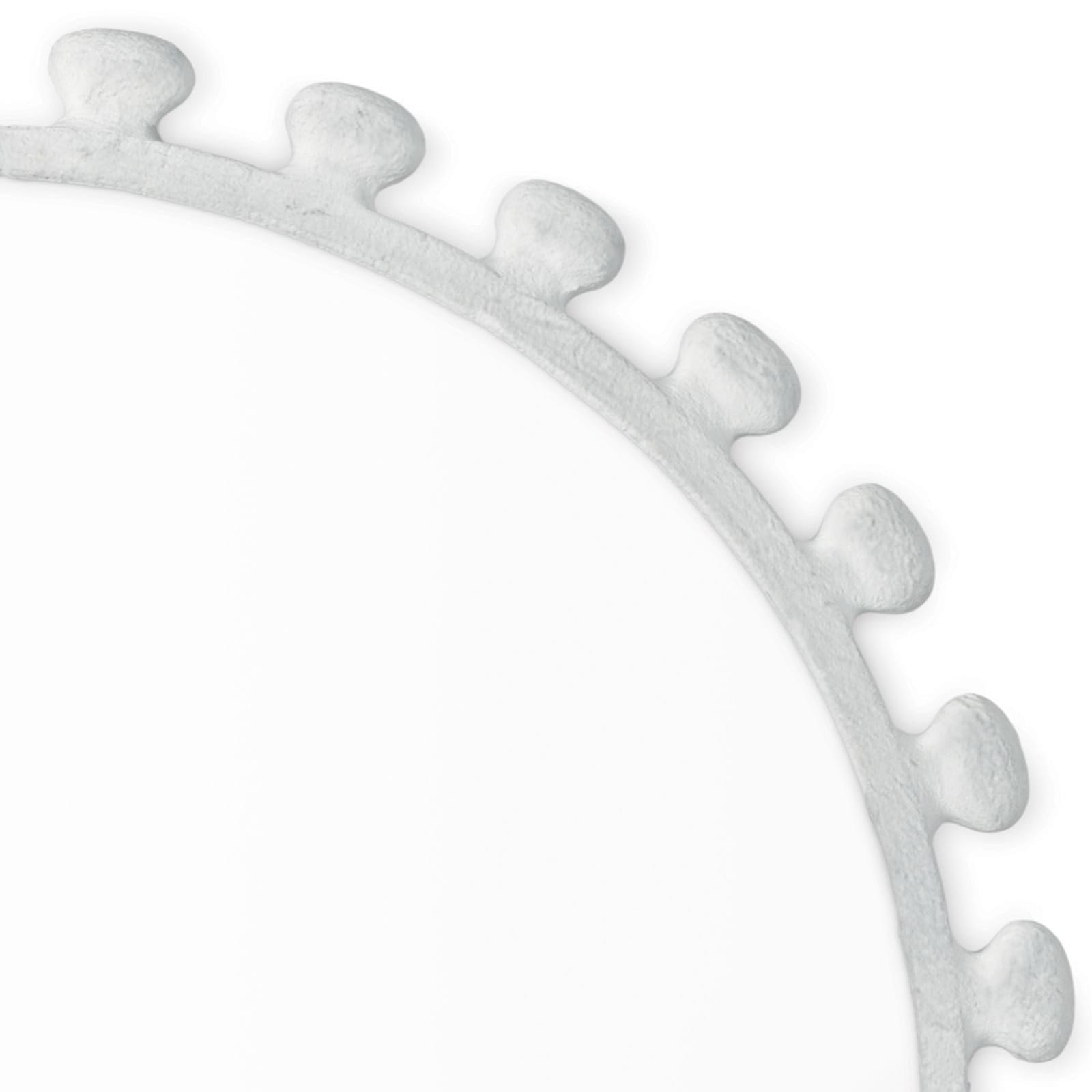 Image 5 Regina Andrew Design Sanya Matte White 32" Round Wall Mirror more views