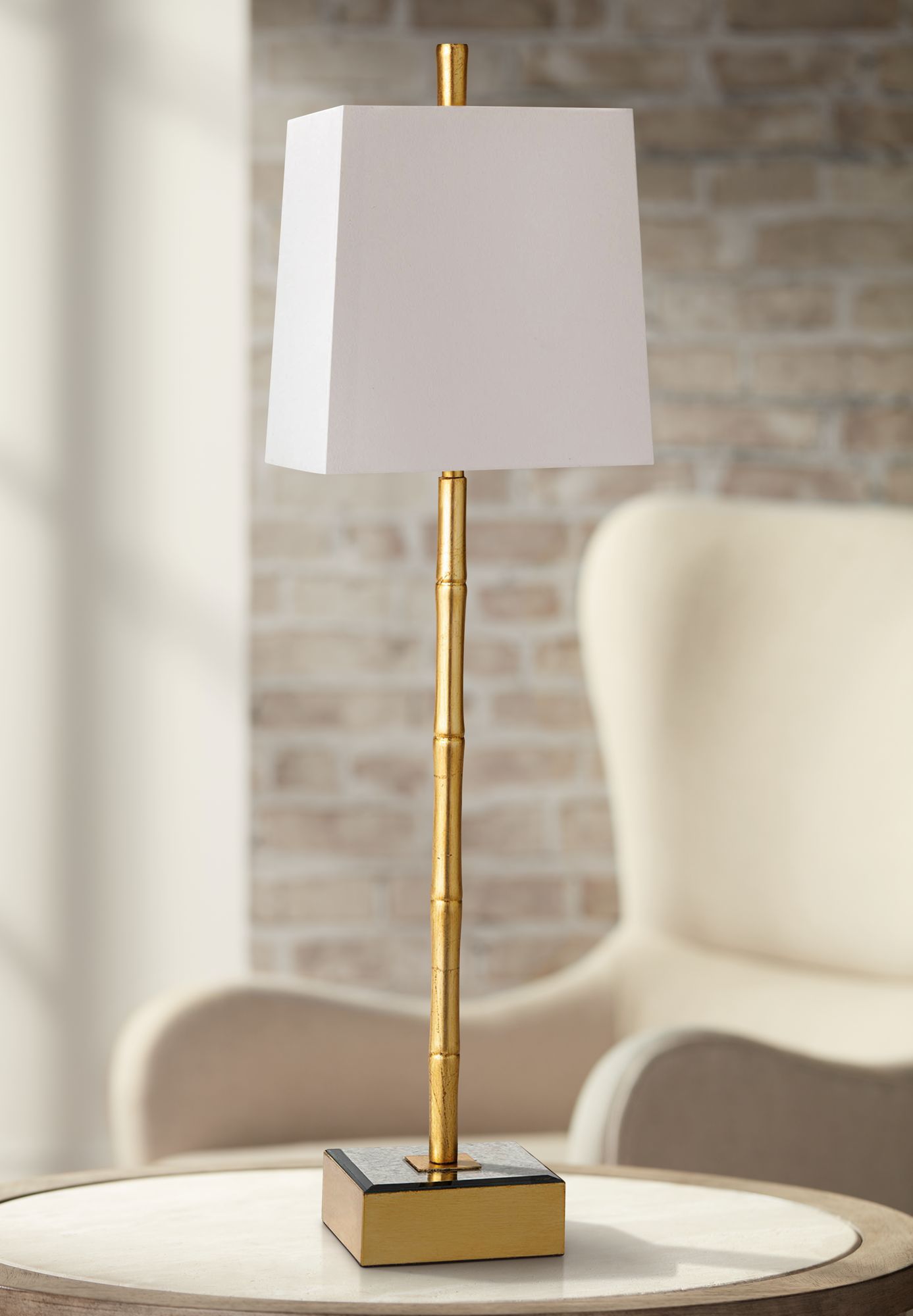 buffet lamp gold