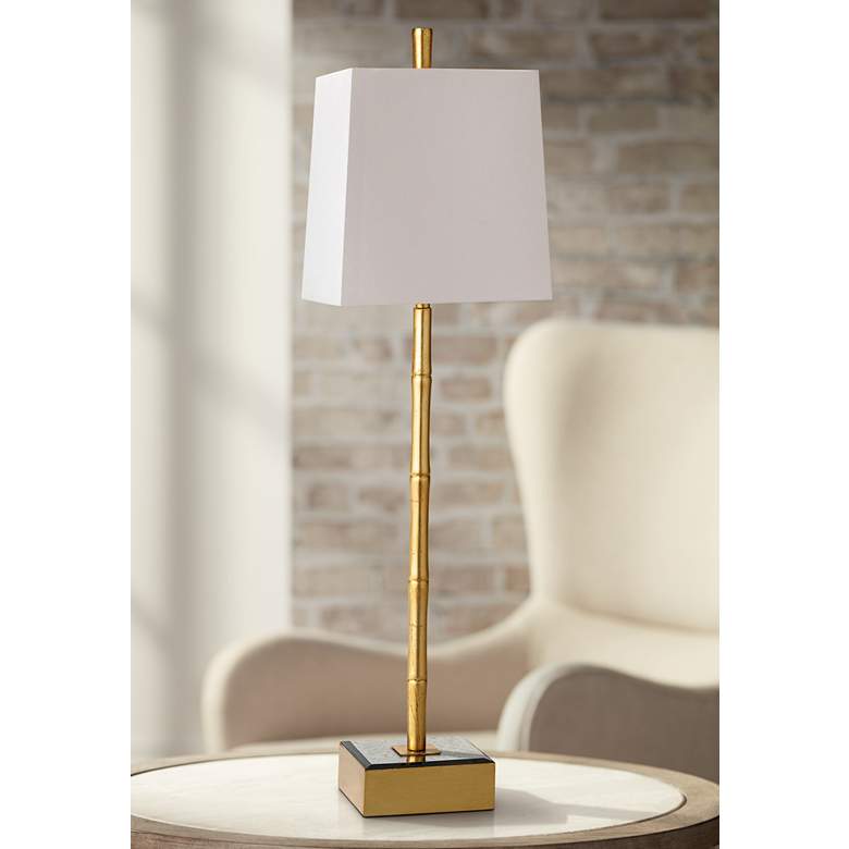 Image 1 Regina Andrew Design Sarina Gold Leaf Buffet Lamp