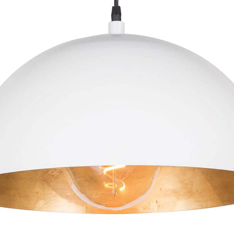 Image 3 Regina Andrew Design Sigmund 15" Wide White Pendant Light more views