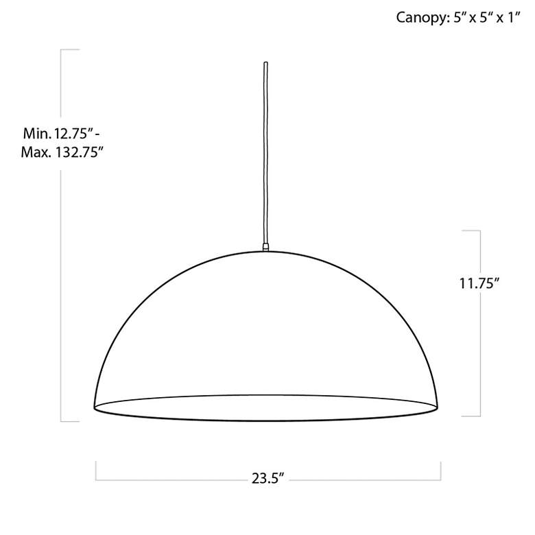 Image 5 Regina Andrew Design Sigmund 15" Wide White Pendant Light more views