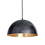 Regina Andrew Design Sigmund 15"W Black Dome Pendant Light