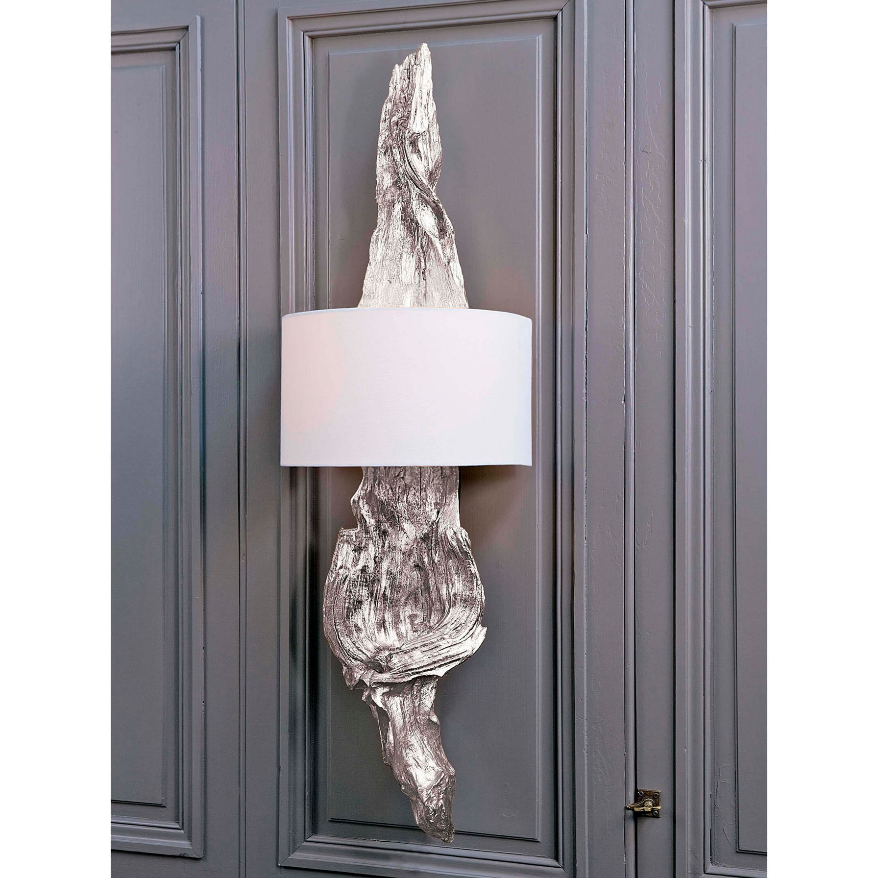 Thumbnail1 of Regina Andrew Design Silver 49" Drift Wood Sconce