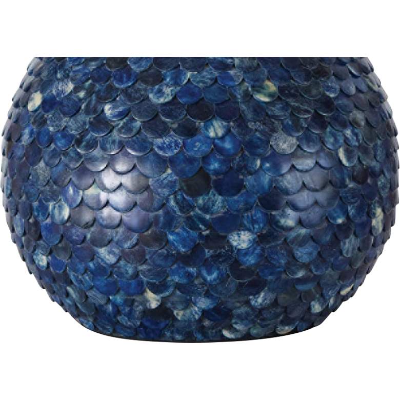 Image 3 Regina Andrew Design Sirene Deep Indigo Bone Table Lamp more views