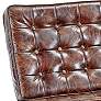 Regina Andrew Design Soho Tufted Cigar Leather Lounge Chair