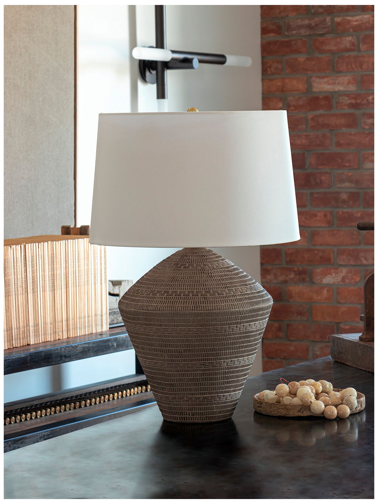 Image 3 Regina Andrew Design Soren Black Ceramic Table Lamp more views