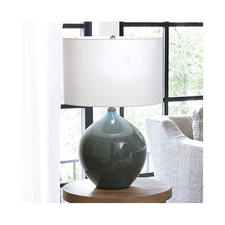 Image 2 Regina Andrew Design Sylvia Aqua Ceramic Table Lamp