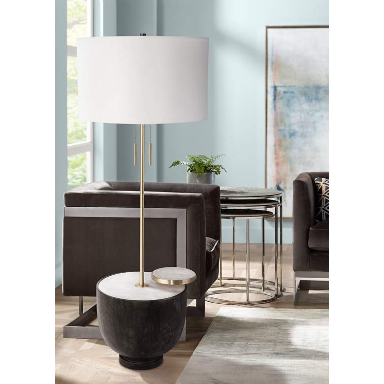 Image 1 Regina Andrew Design Theo 57" Birch Wood Floor Lamp