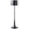 Regina Andrew Design Trilogy 69 3/4" Modern Black Finish Floor Lamp