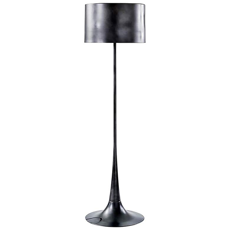 Image 1 Regina Andrew Design Trilogy 69 3/4 inch Modern Black Finish Floor Lamp