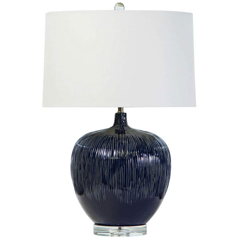 Image 1 Regina Andrew Design Wisteria Blue Ceramic Table Lamp