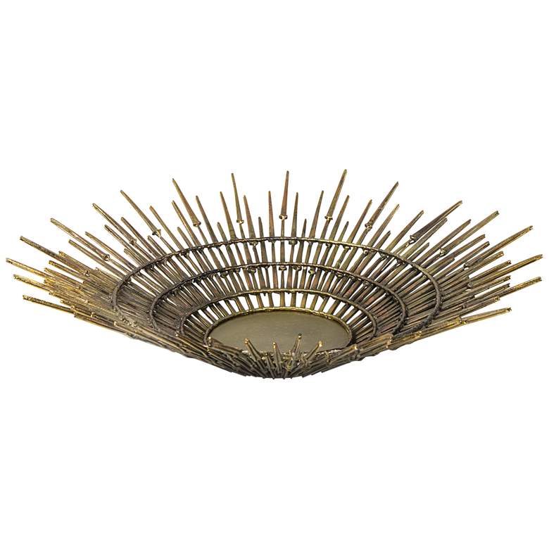 Image 1 Regina Andrew Design Zone Antique Gold 24"W Decorative Bowl