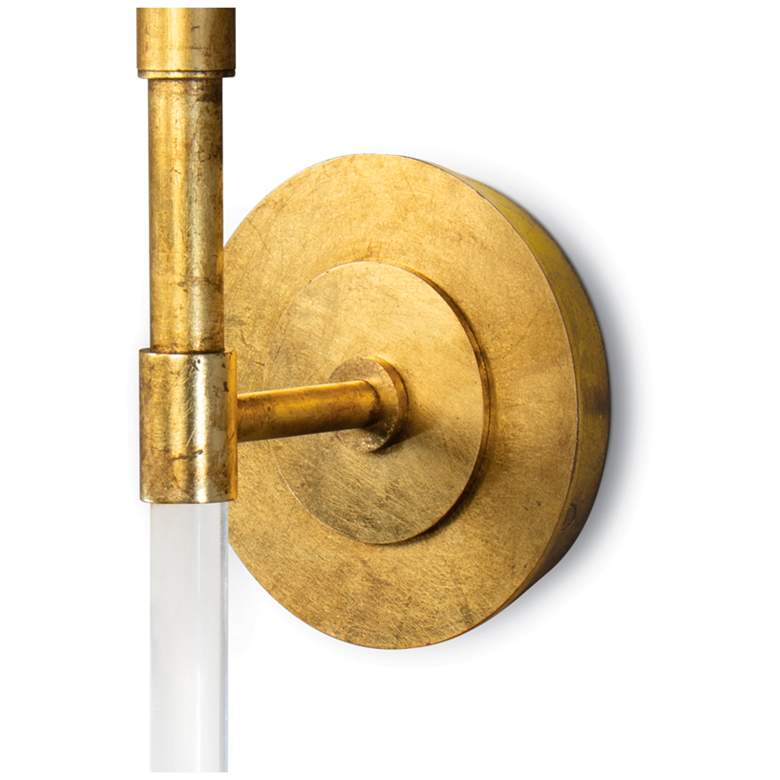 Image 3 Regina Andrew Designs Auburn 19 1/2"H Gold Leaf Wall Sconce more views