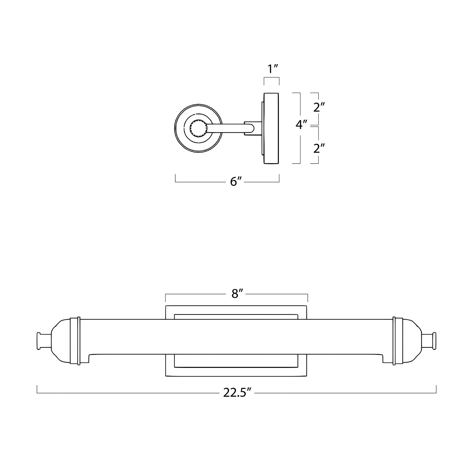 Image 5 Regina Andrew Devon Picture Light Large (Polished Nickel) 4 Height more views