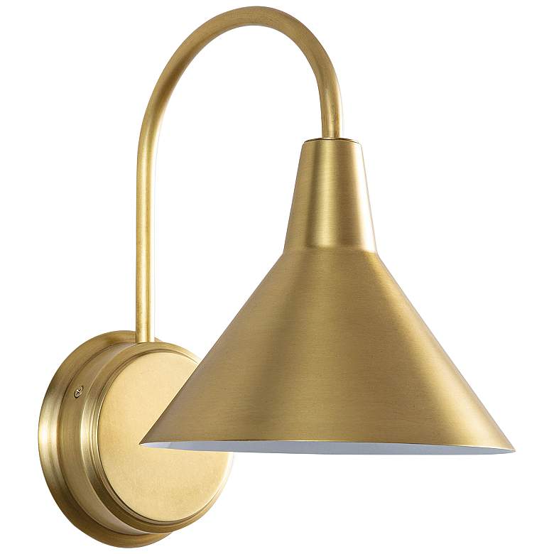 Image 1 Regina Andrew Dublin 13 inch High Natural Brass Wall Sconce