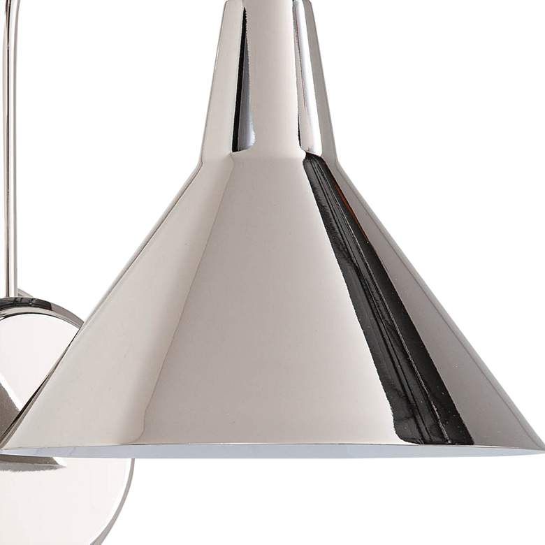 Image 2 Regina Andrew Dublin 13" High Polished Nickel Wall Sconce more views