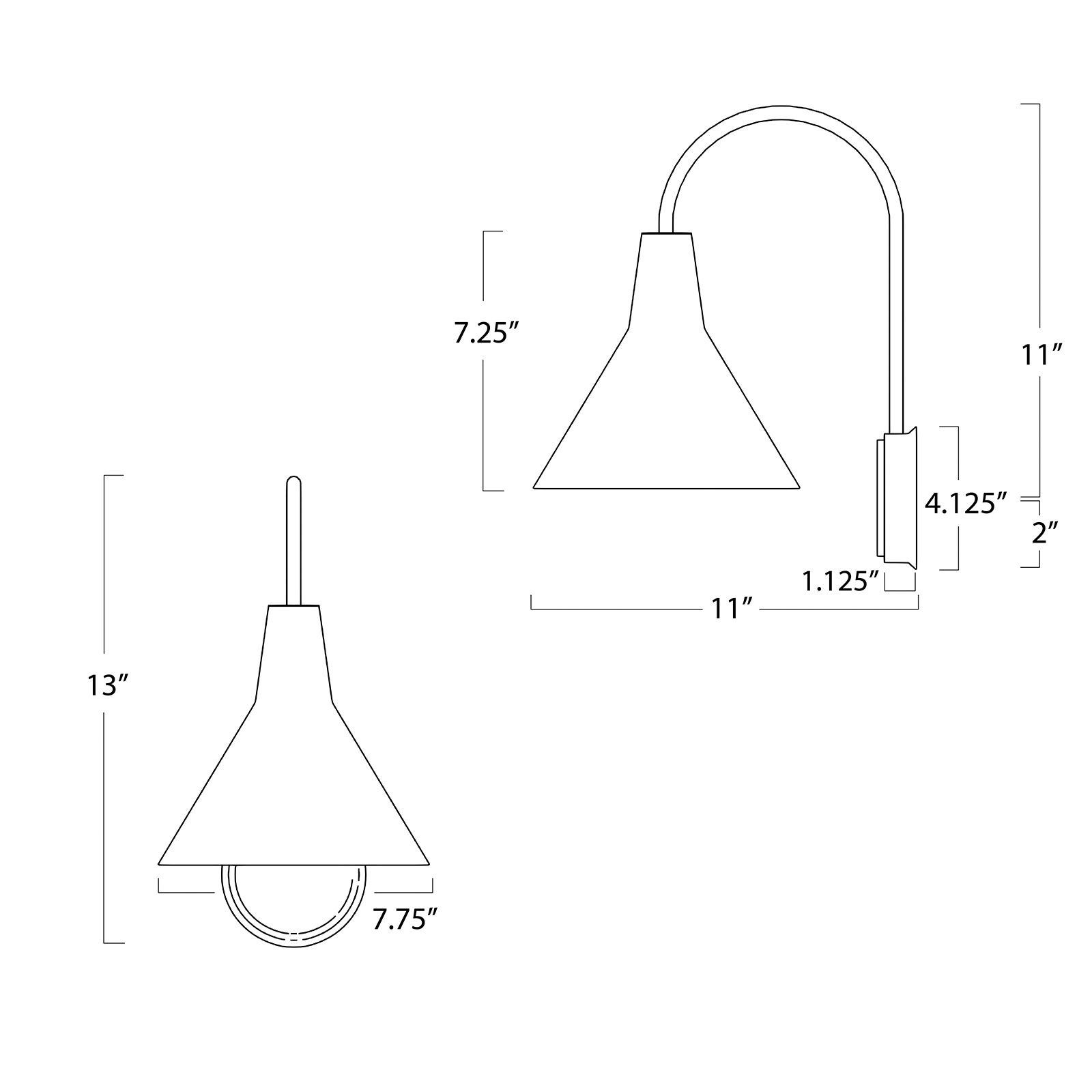Image 7 Regina Andrew Dublin 13" High Polished Nickel Wall Sconce more views