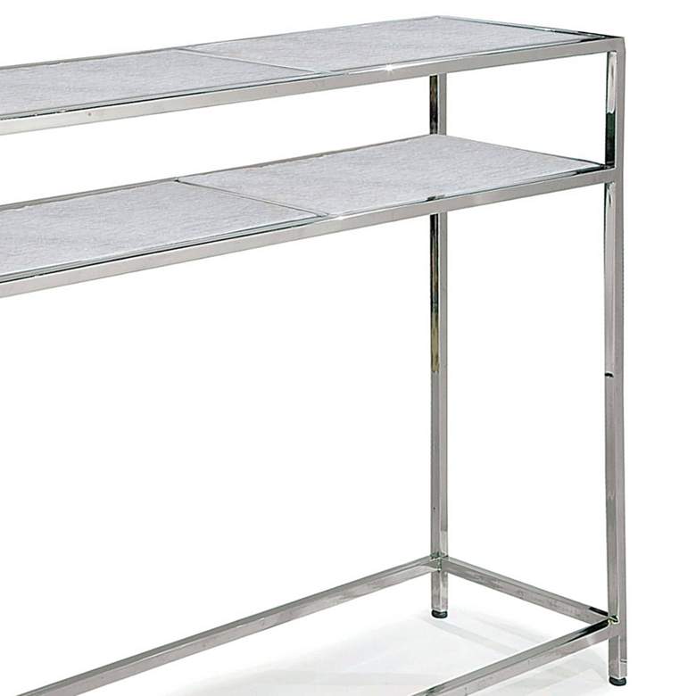 Image 4 Regina Andrew Echelon Console Table (Polished Nickel) 30.5 Height more views