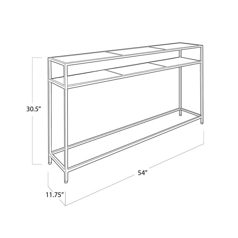 Image 5 Regina Andrew Echelon Console Table (Polished Nickel) 30.5 Height more views