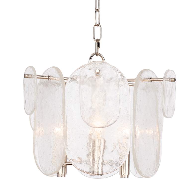 Image 3 Regina Andrew Echo 15 1/2" Wide 3-Light Polished Nickel Glass Pendant more views