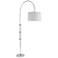 Regina Andrew Eclipse 83 1/2" Polished Nickel Modern Arc Floor Lamp