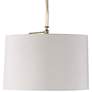 3_Regina Andrew Eclipse 84" High Modern Natural Brass Arc Floor Lamp more views
