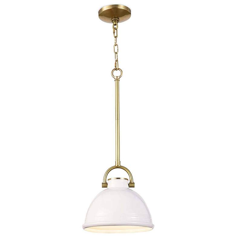 Image 1 Regina Andrew Eloise Ceramic Pendant Small (White) 21 Height