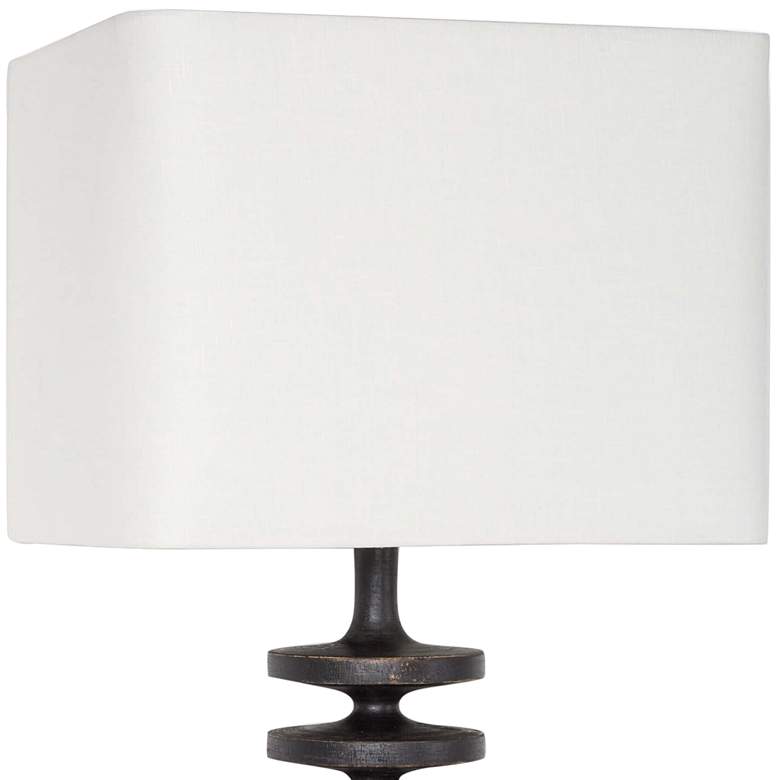 Image 2 Regina Andrew Fishbone 20 1/2" High Ebony Wall Sconce more views