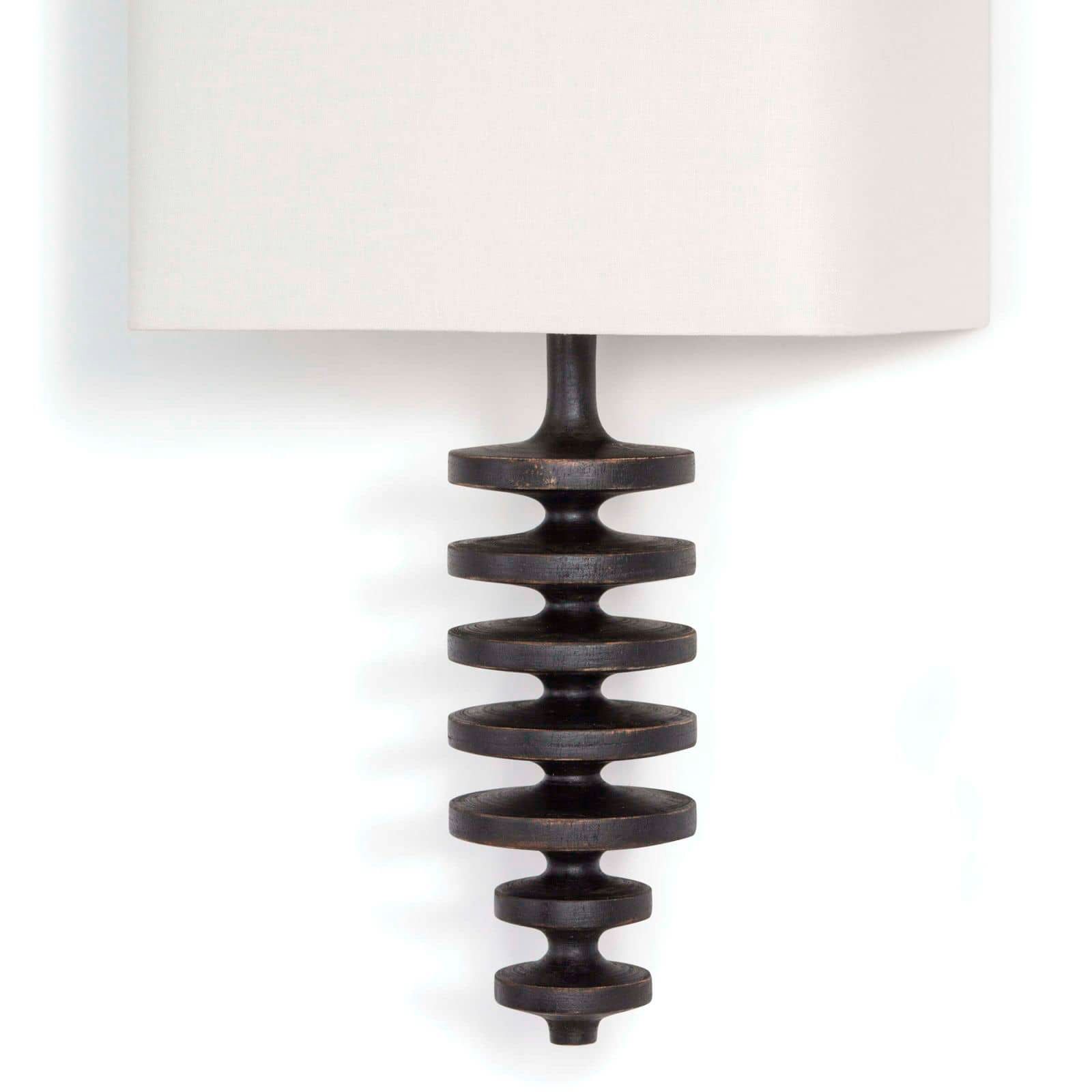 Image 5 Regina Andrew Fishbone 20 1/2" High Ebony Wall Sconce more views