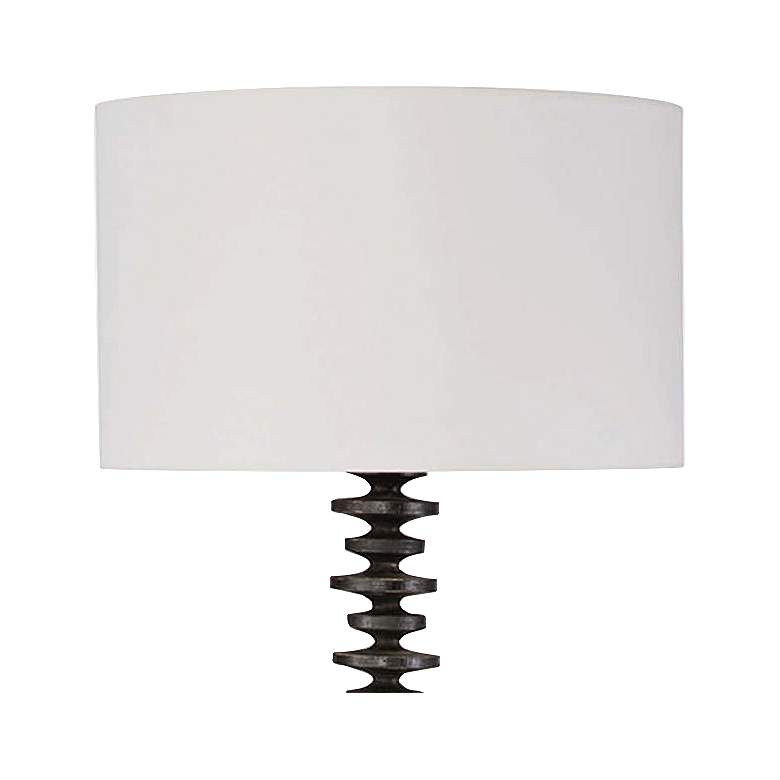 Image 2 Regina Andrew Fishbone 67" High Modern Ebony Wood Floor Lamp more views