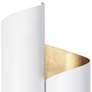 Regina Andrew Folio 17" High White and Gold Wall Sconce
