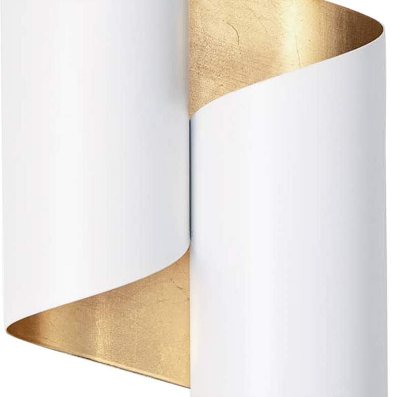 Image 3 Regina Andrew Folio 17" High White and Gold Wall Sconce more views