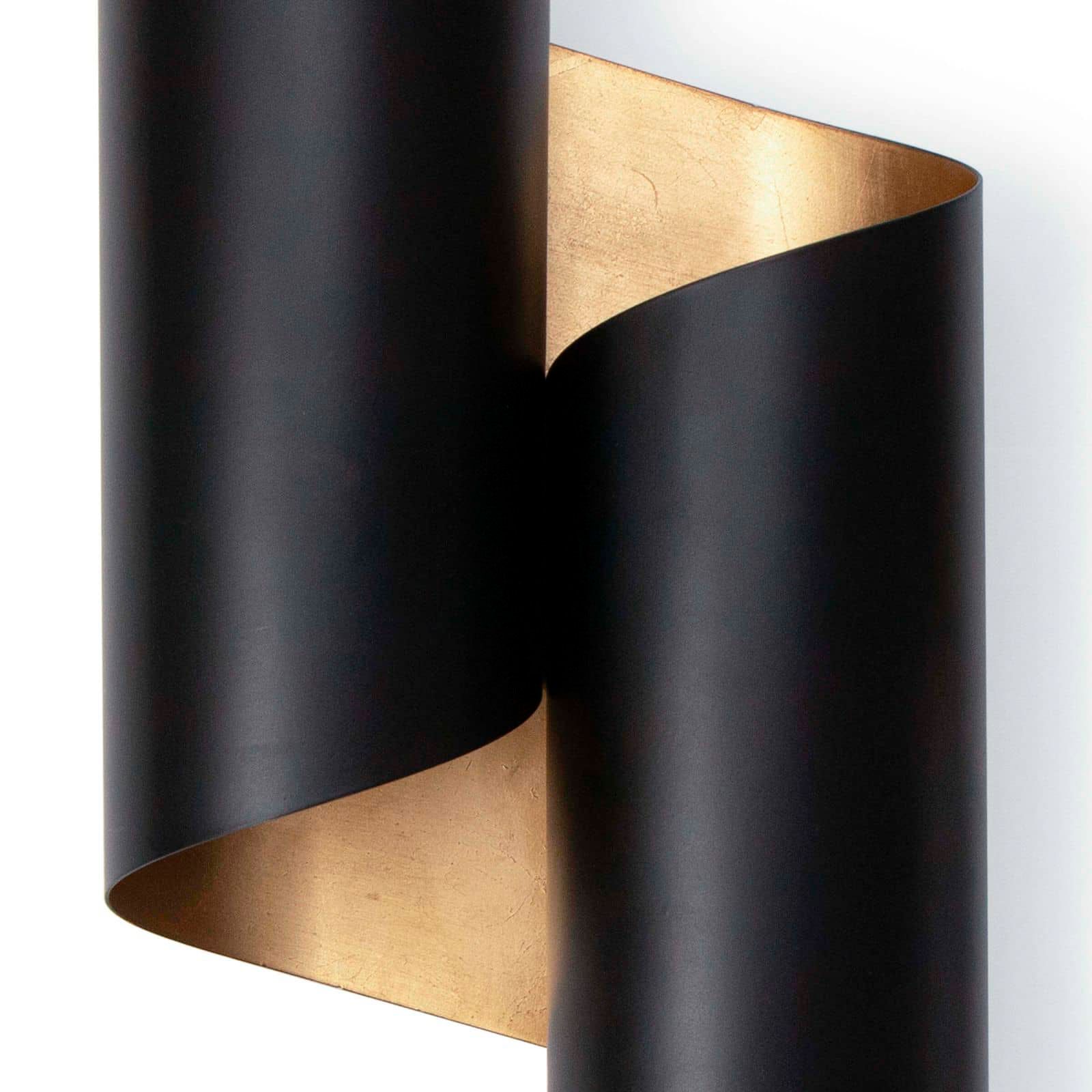 Image 4 Regina Andrew Folio Sconce (Black and Gold) 17 Height more views