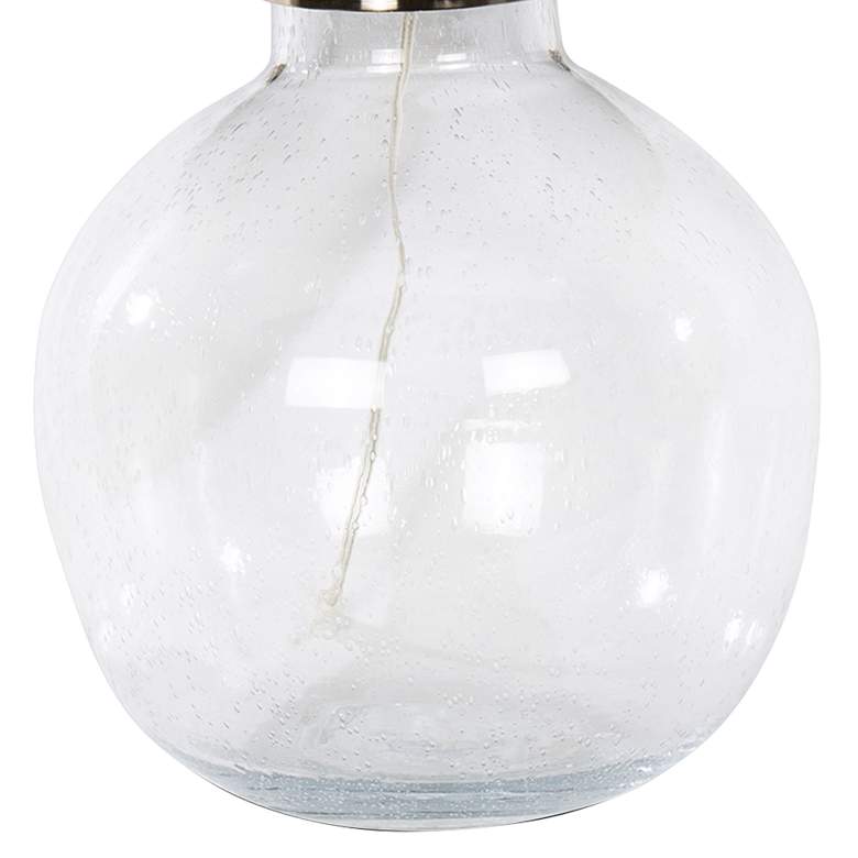 Image 4 Regina Andrew Freesia 26" High Rattan Shade Clear Glass Table Lamp more views