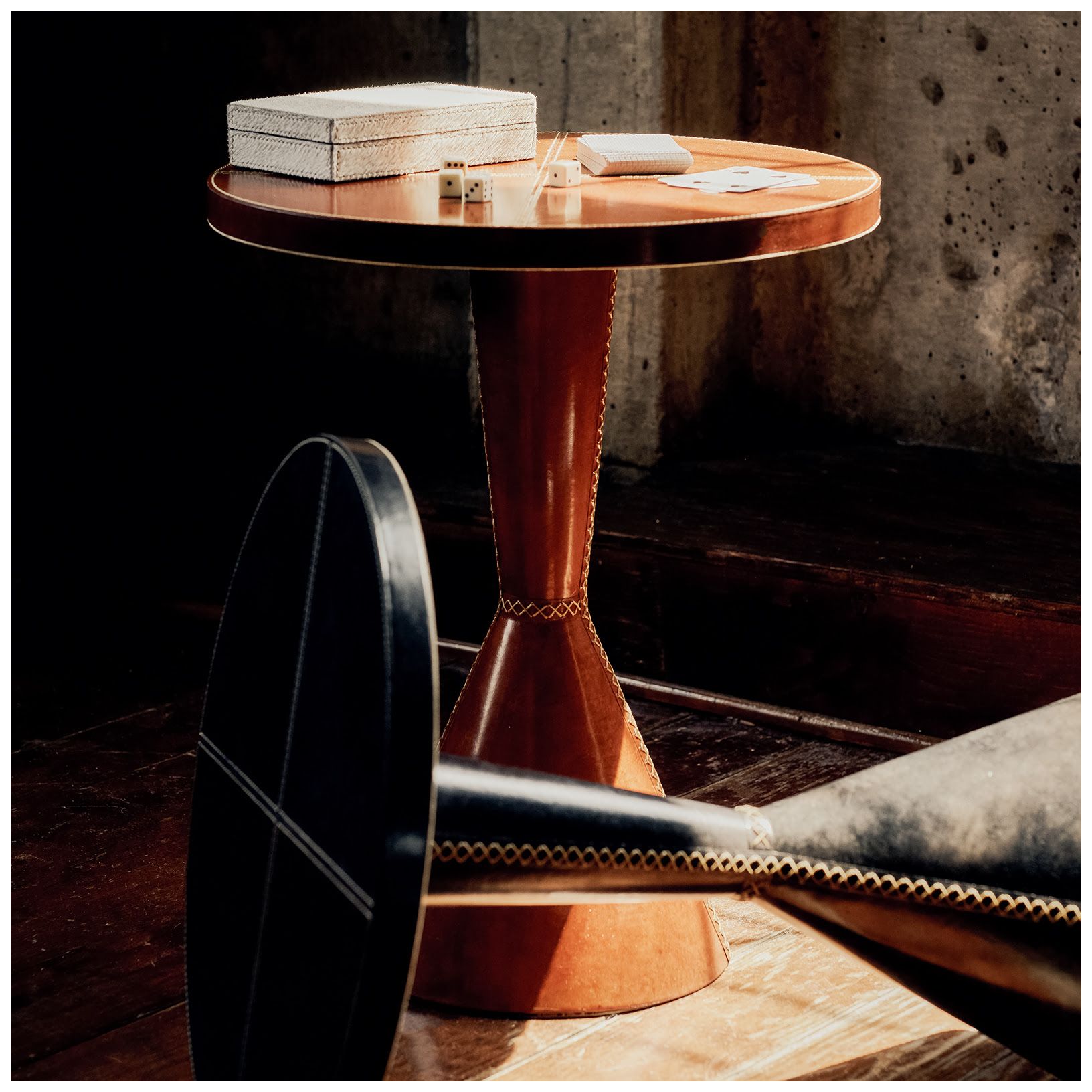 Image 3 Regina Andrew Gabe Leather Accent Table more views