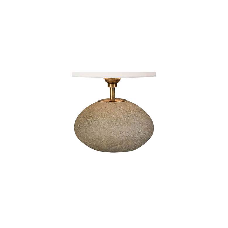 Image 3 Regina Andrew Gareon Concrete Orb 16" High Accent Table Lamp more views