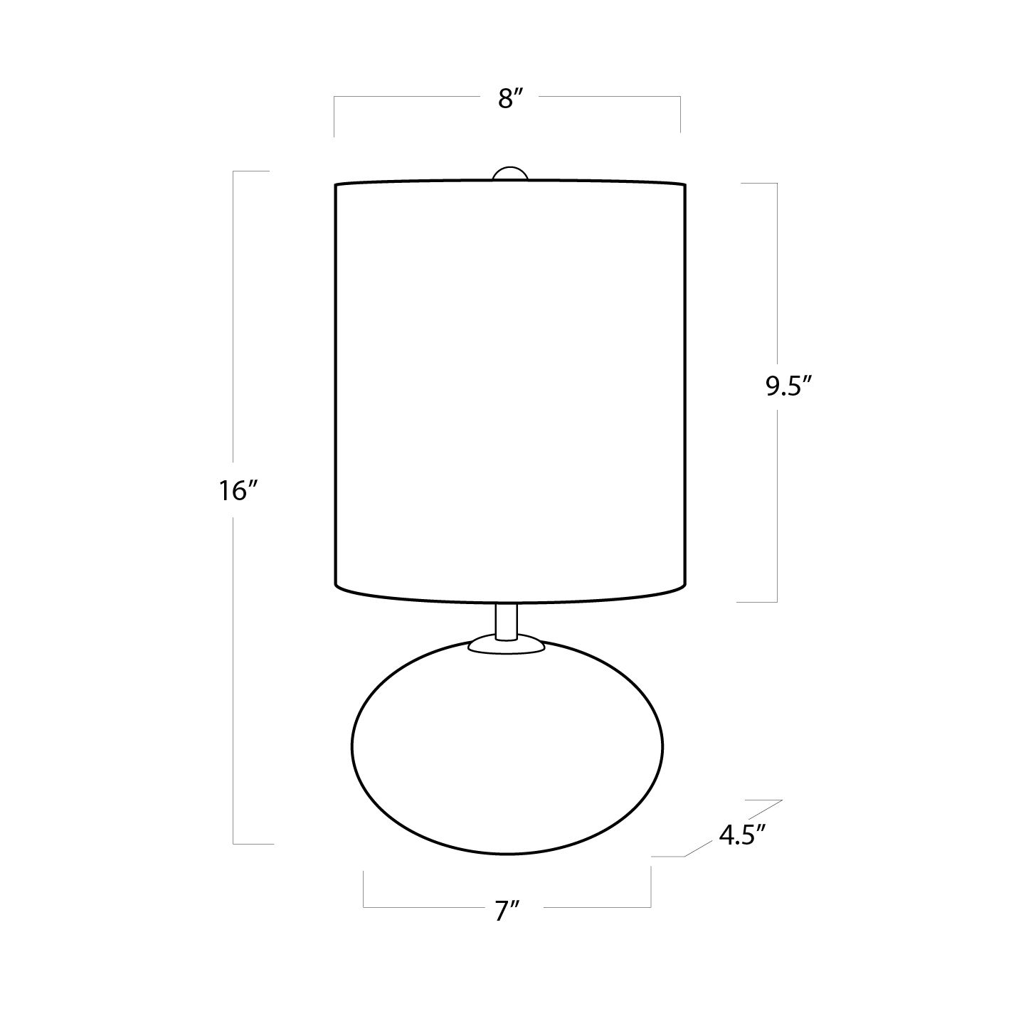Regina Andrew Gareon Concrete Orb 16" High Accent Table Lamp