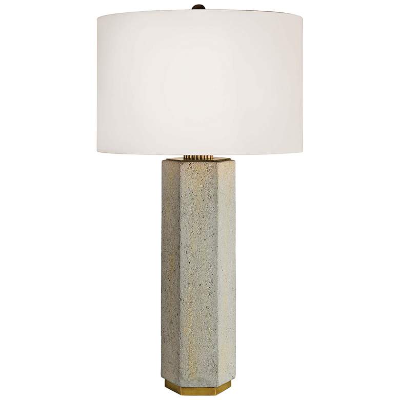 Image 1 Regina Andrew Gareon Concrete Table Lamp