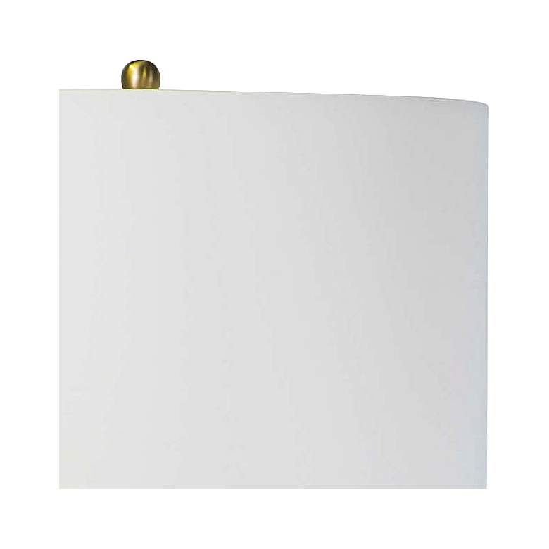 Image 2 Regina Andrew Gear 30 1/2" Natural White Stone Alabaster Table Lamp more views