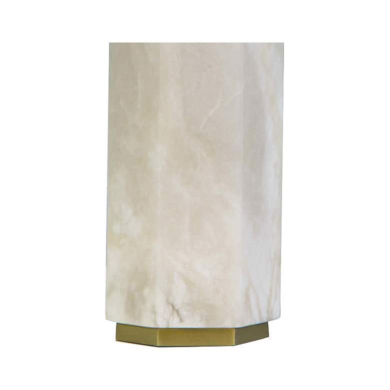 Image 3 Regina Andrew Gear 30 1/2" Natural White Stone Alabaster Table Lamp more views