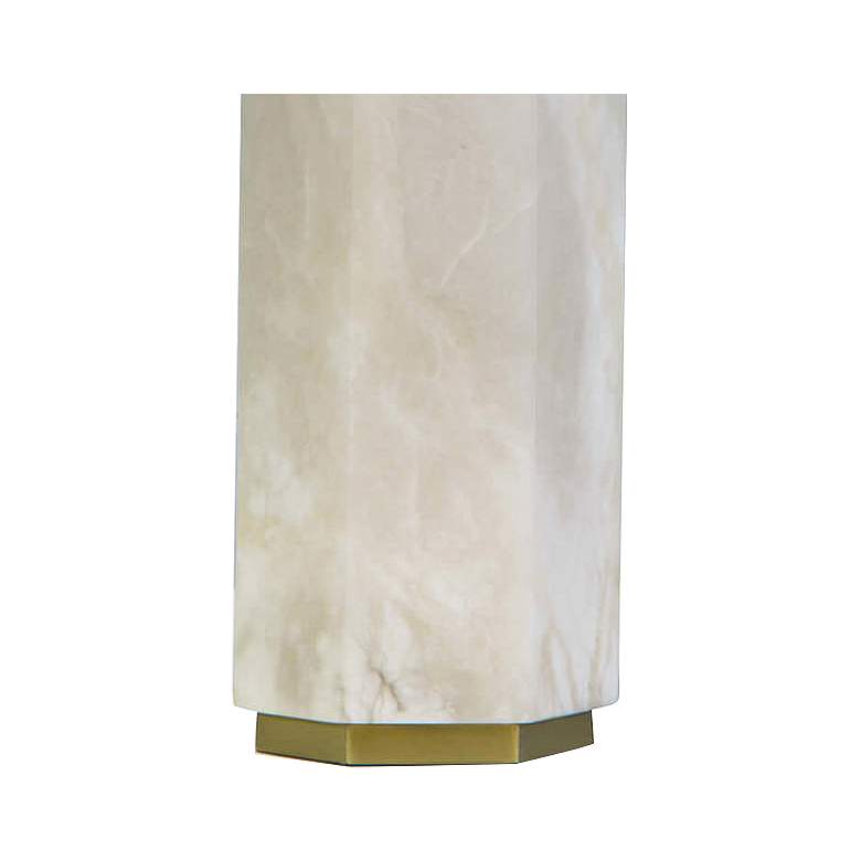 Image 3 Regina Andrew Gear 30 1/2" Natural White Stone Alabaster Table Lamp more views