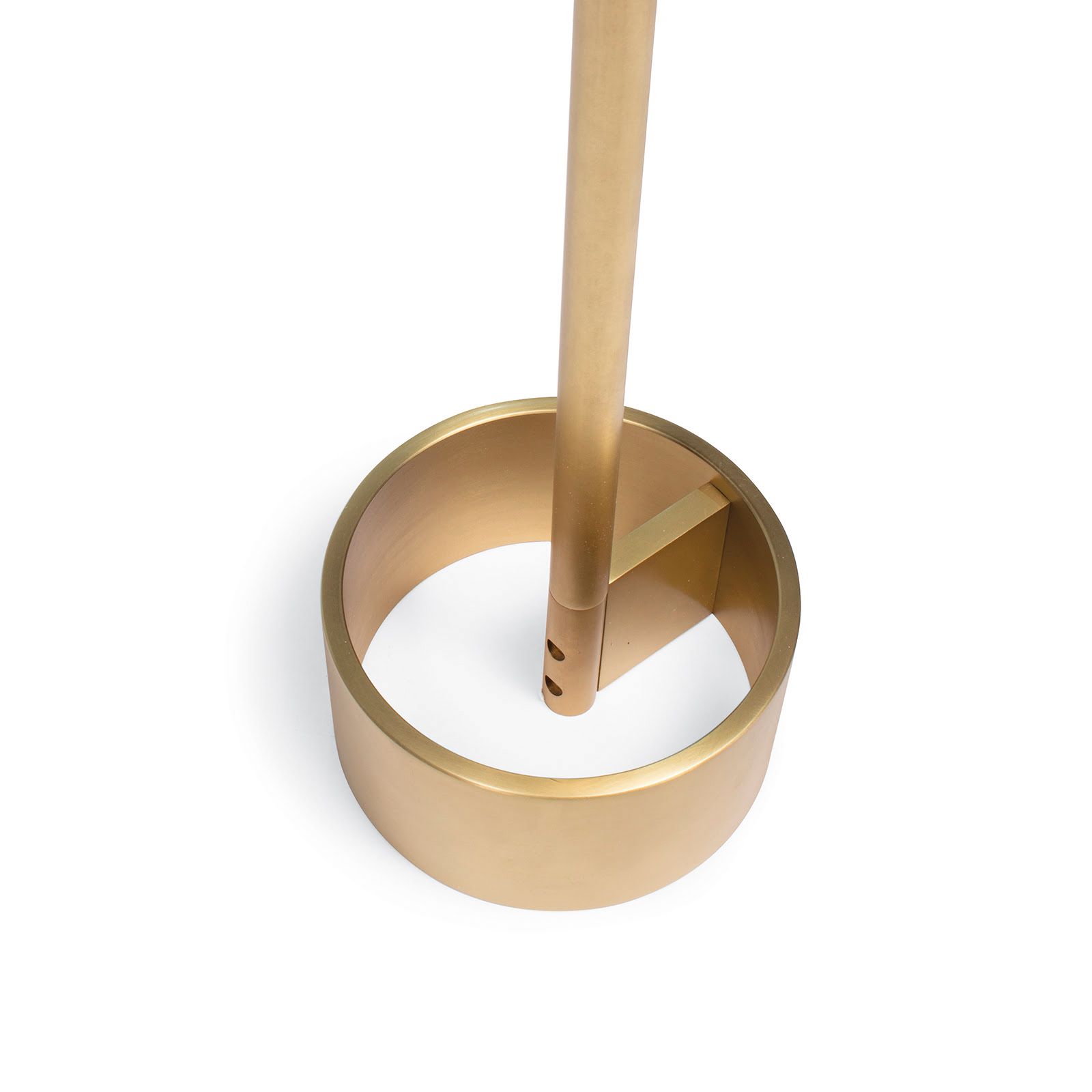 Image 5 Regina-Andrew Geo 70" High White and Natural Brass Modern Floor Lamp more views